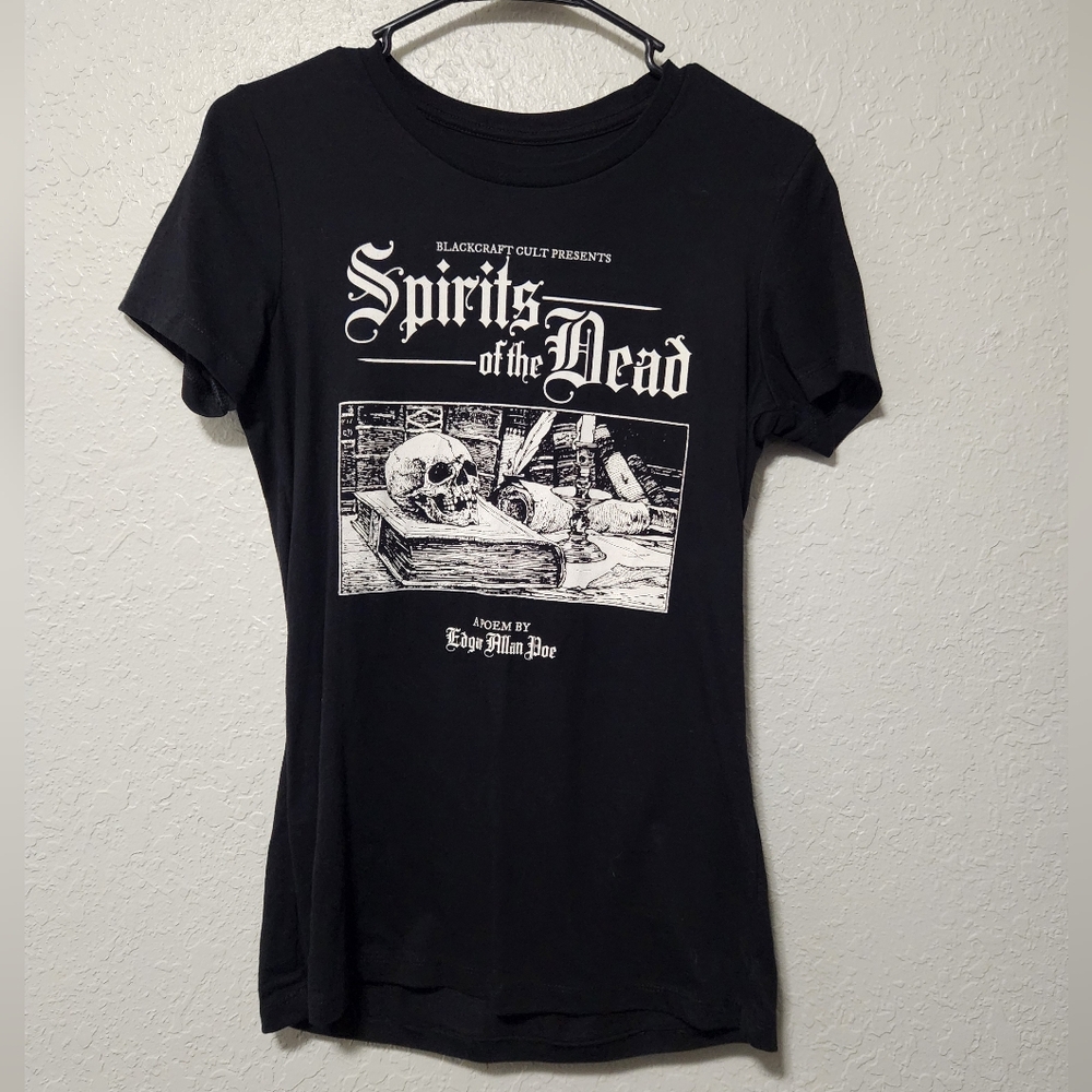 Blackcraft Cult Spirits Of The Dead Edgar Allan Poe Tee Goth Skill Witchy Top